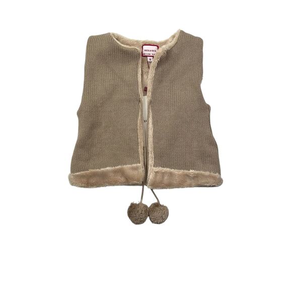 NWT Neck & Neck Brown Lined Knot Sweater Vest - Picture 1 of 7